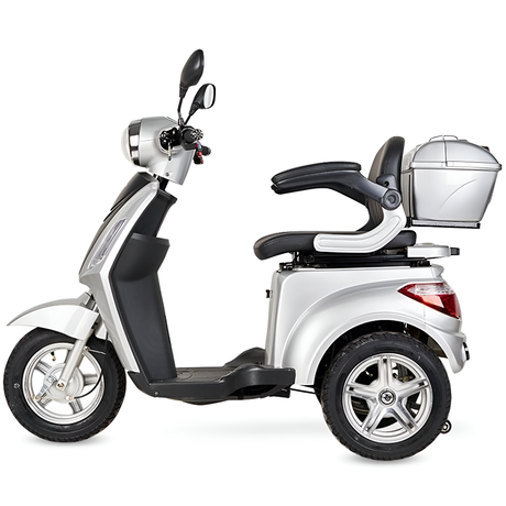 Scooter Electrica 3 Ruedas Gris Corto