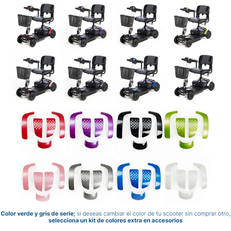 Scooter Electrico ECLIPSE Colores
