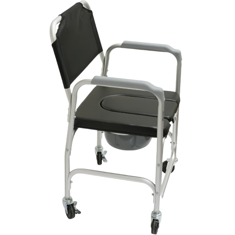 Silla de Ruedas para Ducha con WC con tapa incluida dortomedical