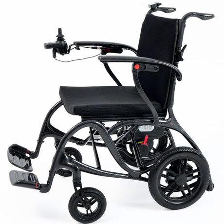 Cadeira elétrica em fibra de carbono 13,5 kg + comando MAX CARBON
