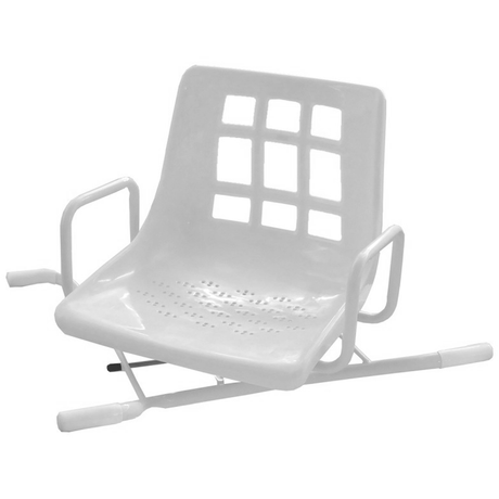 Silla Giratoria Banera Acero Inoxidable 4 Bloqueos