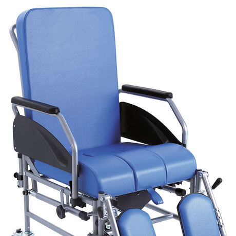 Silla Ruedas RECLINABLE Acolchada Inodoro KOMODA