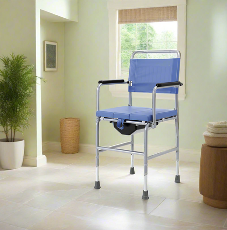 Silla con inodoro Regulable en altura comoda