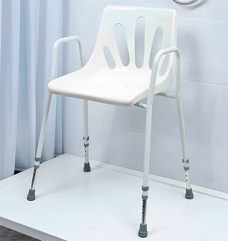 Silla de Ducha con Reposabrazos Regulable