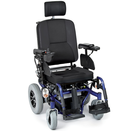 Silla de Ruedas Eléctrica BASCULANTE Con Luces ARIES TILTING comoda