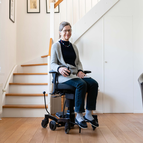 Silla de Ruedas Eléctrica Gris
