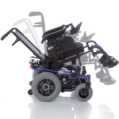 Silla de Ruedas Eléctrica RECLINABLE Con Luces ARIES