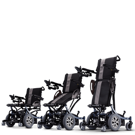 Silla de Ruedas Eléctrica de Bipedestación Resistente