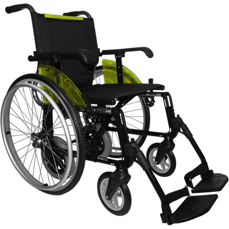 Silla de Ruedas Line DUO Verde Ergonomica
