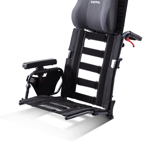 Silla de Ruedas Reclinable Respaldo Ajustable