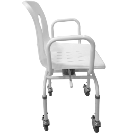 Silla de Ruedas para Ducha Blanca