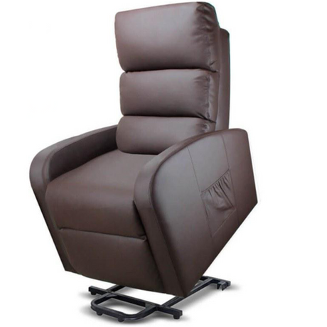 Cadeira de relaxamento eleva pessoas com massagem vibratória e calor lombar