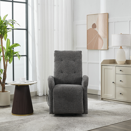 Sillon Elevador Reclinacion Gris