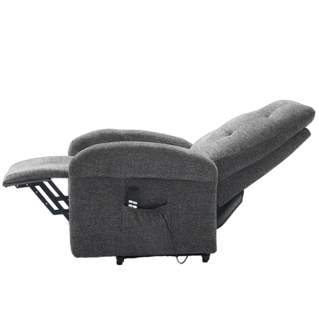 Sillon Elevador Reclinacion Grisaceo