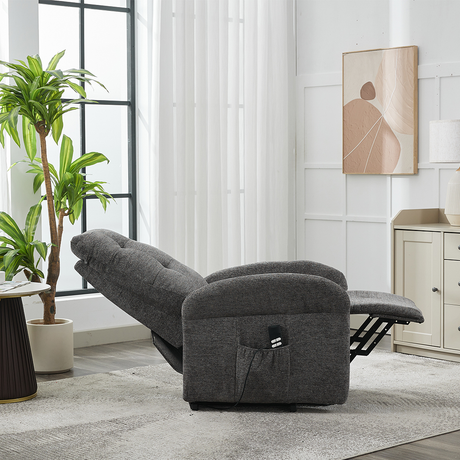 Sillon Elevador Reclinacion Moderno Extendido