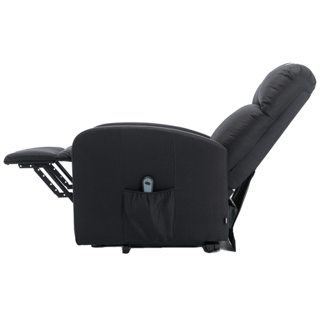 Sillon Reclinable Electrico Levanta Personas Negro Cama