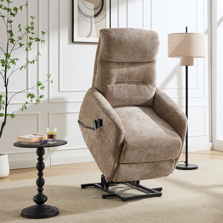 Sillon Relax Masaje Beige Comodo