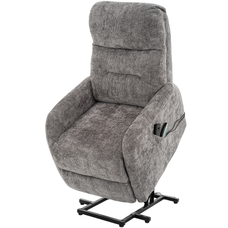 Sillon Relax Masaje Gris Acolchado
