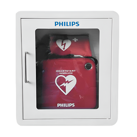 Vitrina Desfibrilador con Alarma y Cantos Redondeados