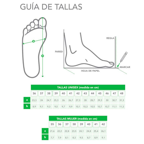 Zapatillas Cómodas Medidas