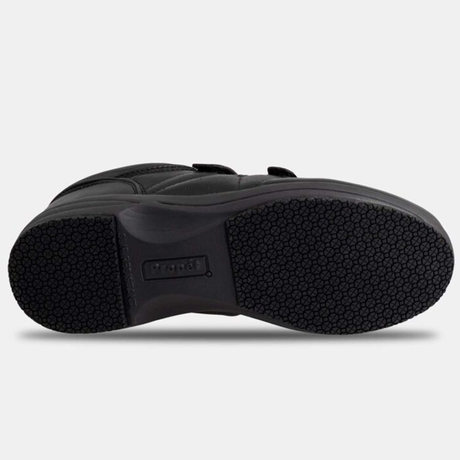 Zapatillas con Velcro Mujer Negra