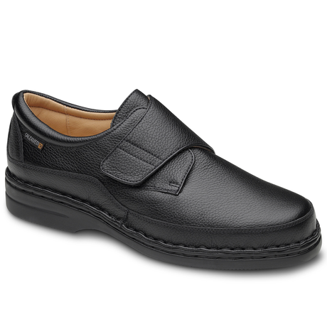 Zapato Hombre Cierre Velcro Negro