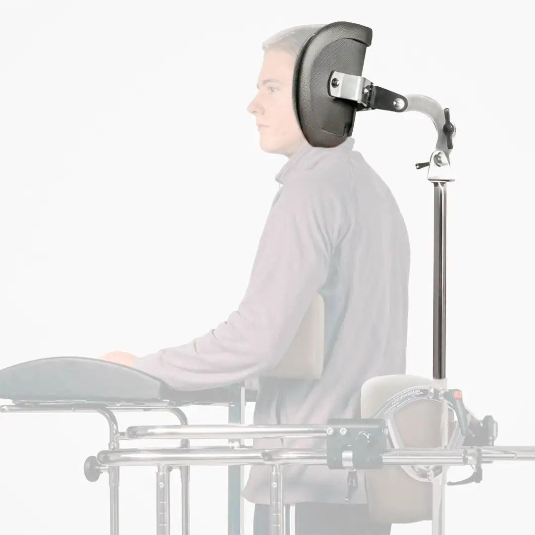 Accesorio cabezal para el bipedestador de adulto Standy de fácil colocación dortomedical