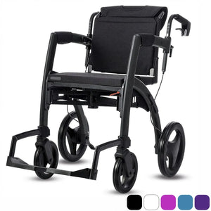 Andador Rollz Motion 2 en 1 convertible en silla de ruedas para una independencia total en exteriores dortomedical