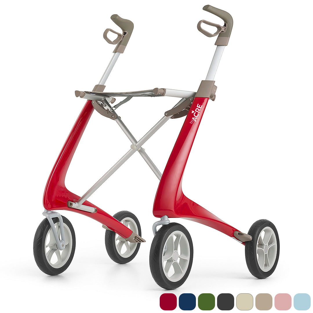 Andador para adultos y movilidad reducida ultraligero con asiento incluido para comodas pausas dortomedical
