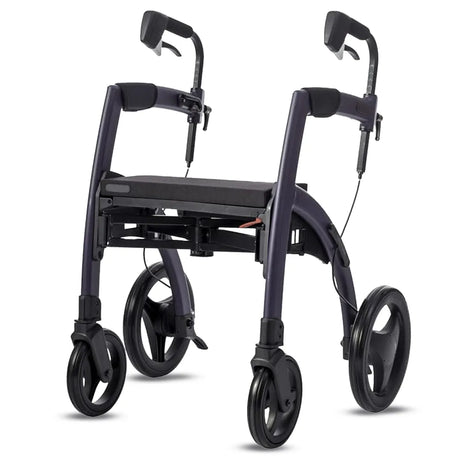 Modelo morado del Andador de aluminio ligero de 11 kg que permite un manejo diario sin esfuerzo físico dortomedical