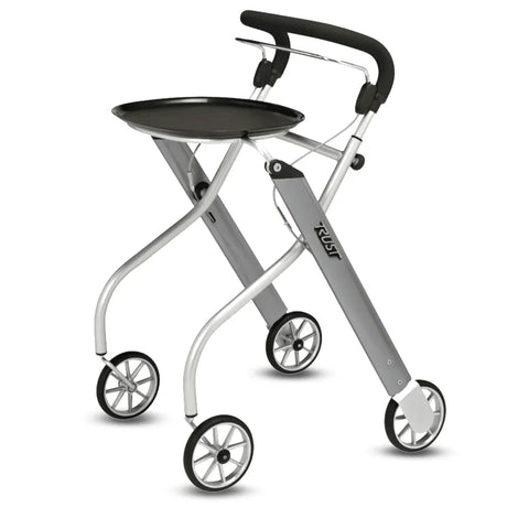 Andador para ancianos plegable y ligero que permite un almacenamiento sencillo sin ocupar espacio dortomedical