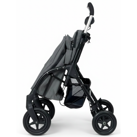 Carrinho de compras com andarilho Playcare R05, assento e design rebatível.