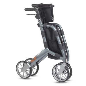 Andador con ruedas de 20 cm diseñado para una maniobrabilidad excepcional y facilidad de movimiento en exteriores dortomedical