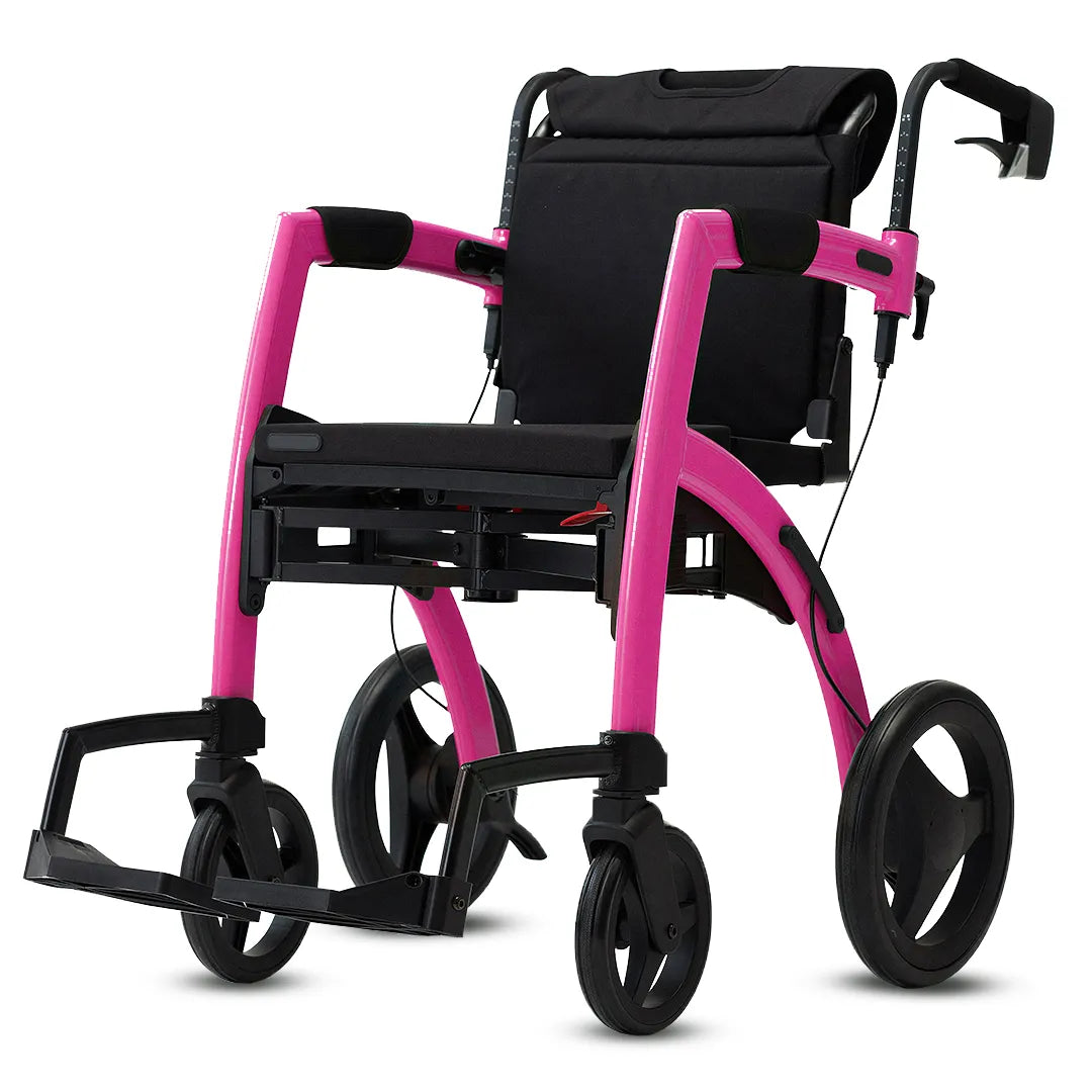 Andador para personas altas con empuñaduras regulables para usuarios de hasta 1,90 m dortomedical