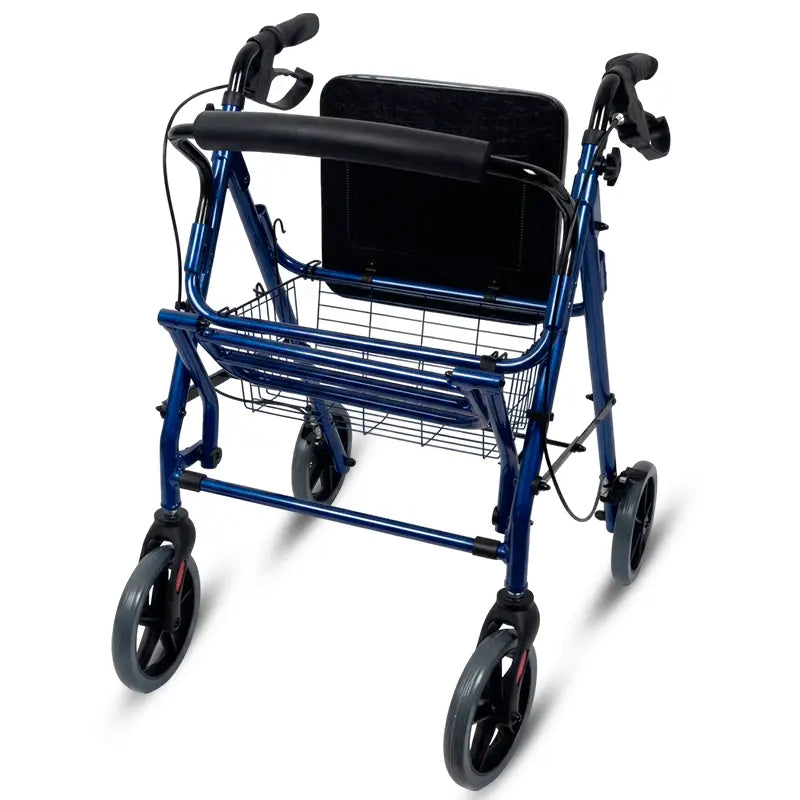 Asiento plegado del Andador de aluminio fácil de plegar para guardar en maleteros o espacios pequeños dortomedical