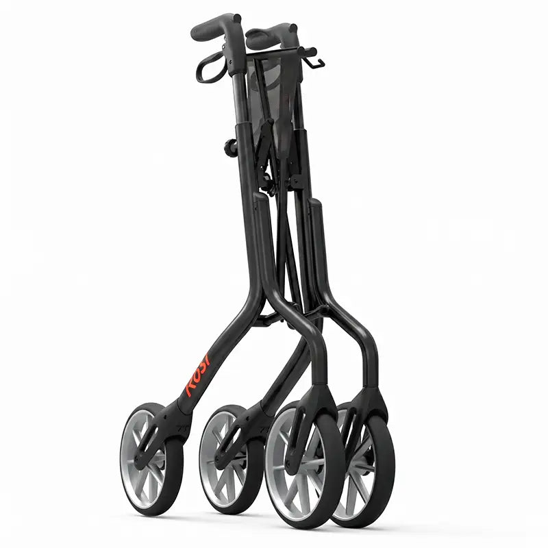 Andador plegable y compacto para transporte en viajes dortomedical