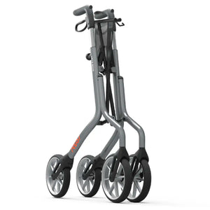 Vista del andador plegable compacto para un transporte sencillo dortomedical