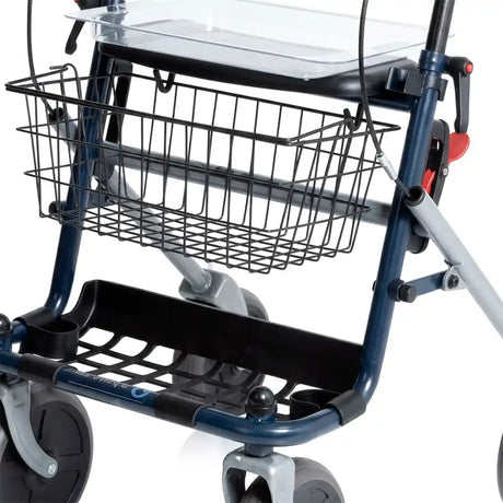 Andador plegable con estructura resistente de acero pintado dortomedical