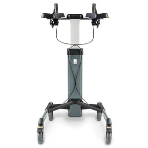 Vista frontal del andador con soporte para antebrazos recomendado para rehabilitación y recuperación funcional dortomedical