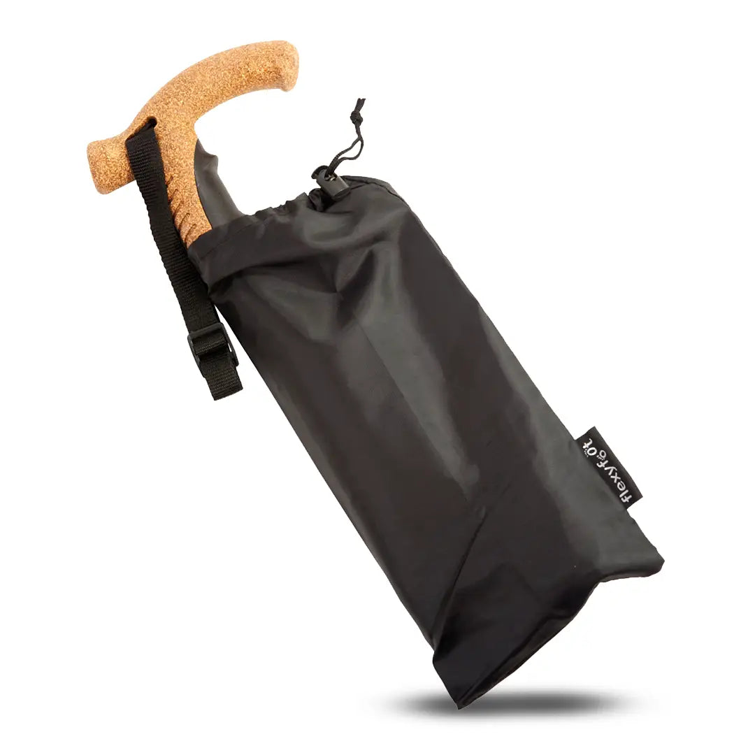 Bolsa para el bastón para caminar incluida de serie que ofrece un cómodo traslado dortomedical