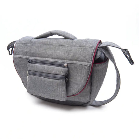 Bolsa Manillar para Silla Ortopédica Infantil Grizzly en granate dortomedical