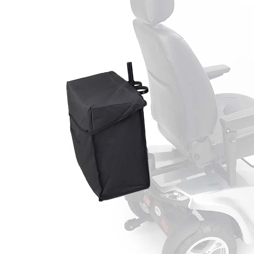 Bolsa traseira com porta-bastões duplo para scooter da Apex