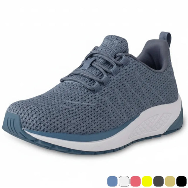 Zapatillas deportivas cómodas ligeras y flexibles para mujeres que les gusta salir a caminar dortomedical