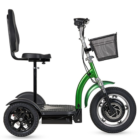 Scooter elétrica todo-o-terreno de 3 rodas 500W