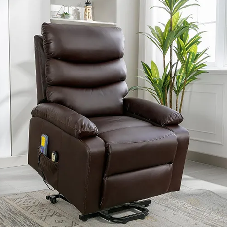 Poltrona ortopédica elevatória Relax com massagem