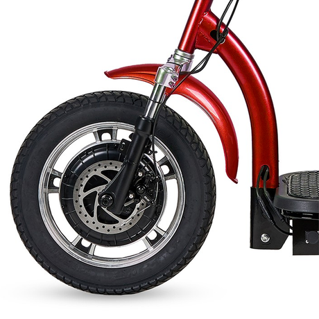 Scooter elétrica todo-o-terreno de 3 rodas 500W