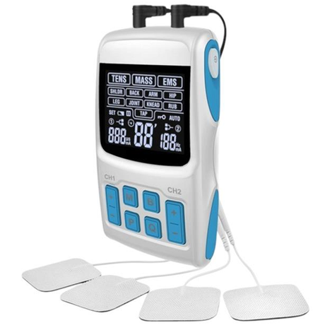 Electroestimulador TENS diseñado para trabajar sobre la musculatura cansada después de ejercicio intenso dortomedical