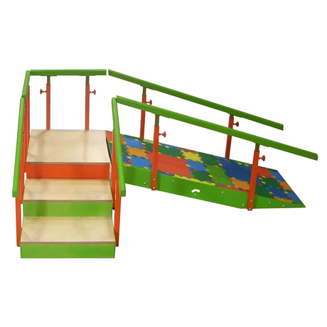 Escada com Rampa INFANTIL Configurável para Reabilitação e Fisioterapia