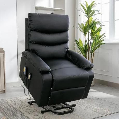 Poltrona ortopédica elevatória Relax com massagem