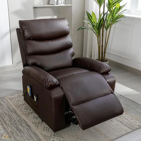 Poltrona ortopédica elevatória Relax com massagem